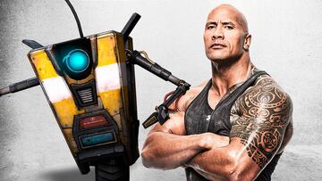 Gearbox sueña con Dwayne Johnson como Claptrap en la película de Borderlands
