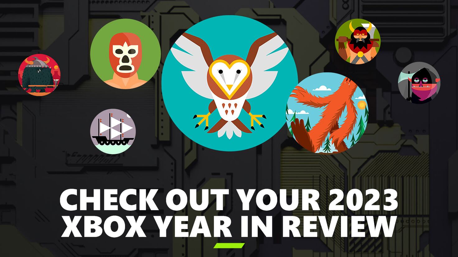 Xbox presents the Year in Review, a summary of your gaming hours on the ...