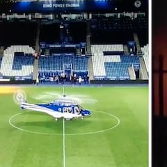Salen a la luz nuevas imágenes del helicóptero del Leicester