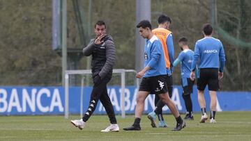 Entrenamiento Deportivo de La Coruña. Borja Jiménez davo