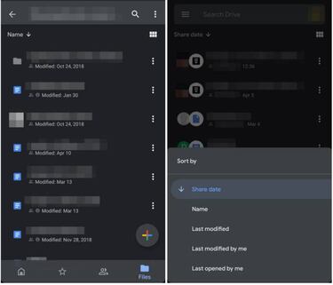 Google Drive ya tiene su modo oscuro