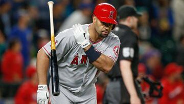 El primera base dominicano será baja con Los Angeles Angels al someterse a una lesión en la rodilla izquierda por una lesión que arrastró toda la temporada.