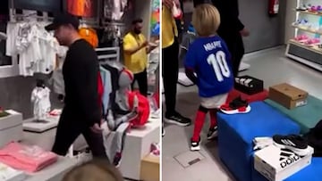 Xavi’s son goes viral for wearing Kylian Mbappé's shirt