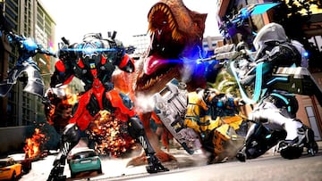 Robots, dinosaurios y cooperativo: tr¨¢iler gameplay de Exoprimal, lo nuevo de Capcom
