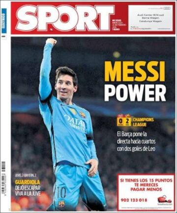Portadas de la prensa mundial