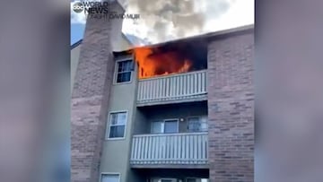 El increíble acto para salvar a un niño de un incendio de una ex estrella de fútbol americano