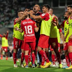 Toluca ha ganado 11 de 21 Semifinales en torneos cortos