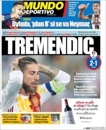 Portadas de la prensa mundial