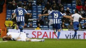 ASIENTOS VAC&Iacute;OS. En el &uacute;ltimo partido del Bernab&eacute;u, con el Espanyol, s&oacute;lo hubo 68.000 espectadores.