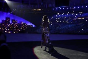 Espectacular Gisele Bündchen en la inauguración de Río 2016