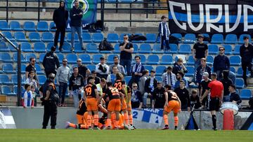 El Hércules cae ante un Mestalla de acero fuera de casa