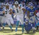 Festival de Cam Newton en la 'casi remontada' de los Giants