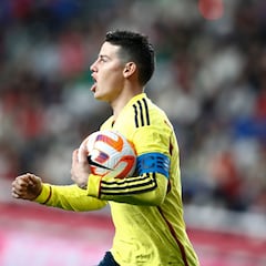 Where is James Rodríguez in Colombia’s all-time scorer list?