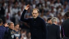 Soccer Football - Champions League - Semi Final - Second Leg - Real Madrid v Bayern Munich - Santiago Bernabeu, Madrid, Spain - May 8, 2024  Bayern Munich coach Thomas Tuchel REUTERS/Juan Medina