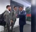 La conversación privada entre Messi, Zanetti y Suárez