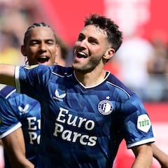 Santi Giménez sobre su futuro cercano: “Nuestro objetivo, nuestra meta era estar dos años e ir a otra liga”