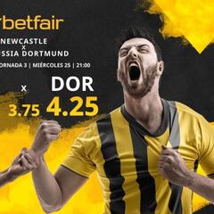 Newcastle United vs. Borussia Dortmund: horario, TV, estadísticas, clasificación y pronósticos