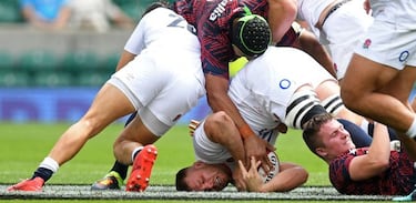 El ¨ªmpetu de un debutante con Inglaterra en Twickenham