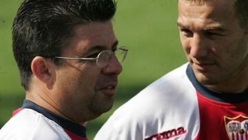 Antonio Fernández, en su anterior etapa en el Sevilla.