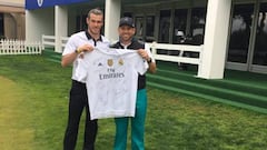 Gareth Bale congratulates Sergio García and sets up a Milan meet