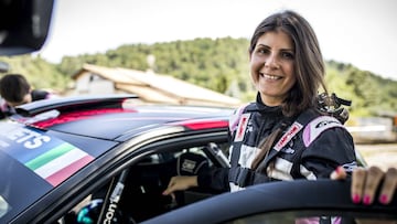 FALCON Emma (esp), GONZALEZEdouardo (esp), Citroen DS3, portrait during the 2018 European Rally Championship ERC Rally di Roma Capitale,  from july 20 to 22 , at Fiuggi, Italia - Photo Gregory Lenormand / DPPI