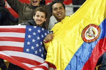 Los hinchas presentes en el Mundial Sub 20.