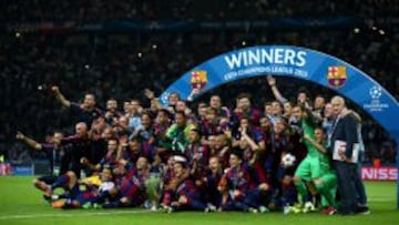 El Barcelona, actual campeón de la Champions.