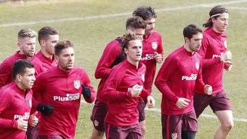 16/02/17 ENTRENAMIENTO DEL ATLETICO DE MADRID TIAGO GRIEZMANN