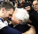 Kraft, Belichick y Brady, artífices de seis títulos del Super Bowl