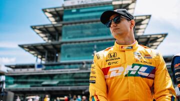 Álex Palou, en el circuito de Indianápolis.