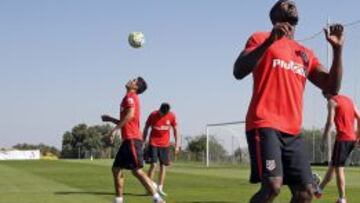 Jackson Mart&iacute;nez, en el entrenamiento.