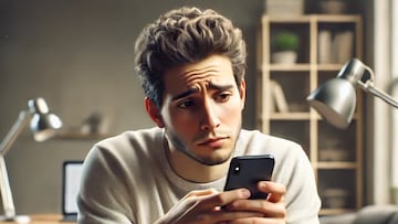 Young man with mobile phone | AI image