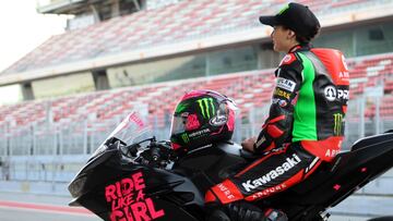 Ana Carrasco, feliz en su regreso a la moto cinco meses despu¨¦s