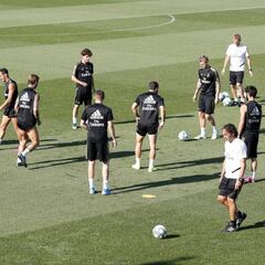 El Madrid se entrena de cara al Valladolid sin Mariano