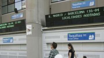 <b>¡AGOTADAS! </b>En el Bernabéu ya anuncian que no hay entradas.