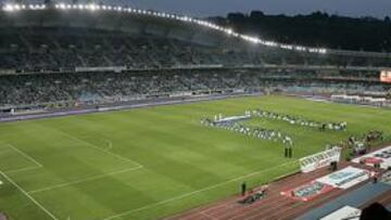 <b>UN FORTIN. </b>Anoeta está siendo casi inexpugnable para los equipos que llegan al feudo realista.