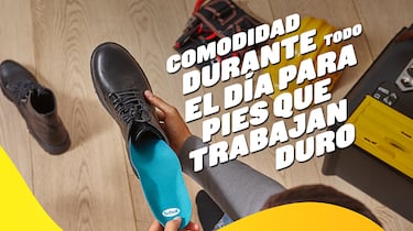 ¿De pie todo el día? Descansa con estas plantillas para botas de trabajo