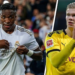 Vinicius se codea con Haaland