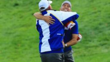 Sergio celebra la victoria.