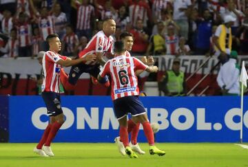 El partido se jugó en el Metropolitano de Barranquilla por un cupo a la final de la Sudamericana que se jugará frente a Atlético Paranaense. 