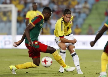 Colombia muestra buen fútbol ante Camerún