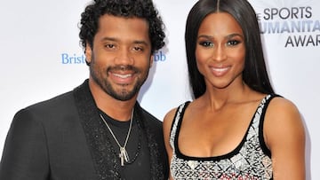 Russell Wilson y Ciara en la 5° edición anual de los Sports Humanitarian Awards en The Novo Theater, California. Julio 09, 2019.