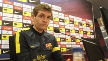 Rueda de prensa de Tito Vilanova.