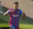 El primer gol de Aubameyang con el Barça es una locura: vean y alucinen