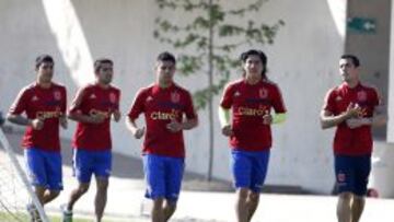 La U volvió a entrenar tras caer ante Colo Colo.