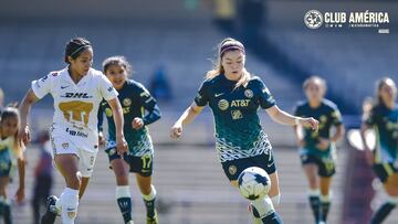 América se llevó el Clásico Capitalino de la Liga MX Femenil