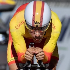 Castroviejo, 6º: "Hice mi récord de vatios, estar mejor es difícil"