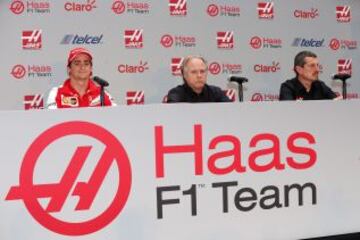 Así fue la presentación de Esteban Gutiérrez con Haas