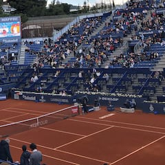 Tormenta y granizo en el Godó