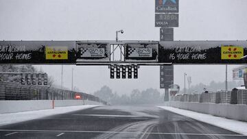 Así estaba de nevado Montmeló.